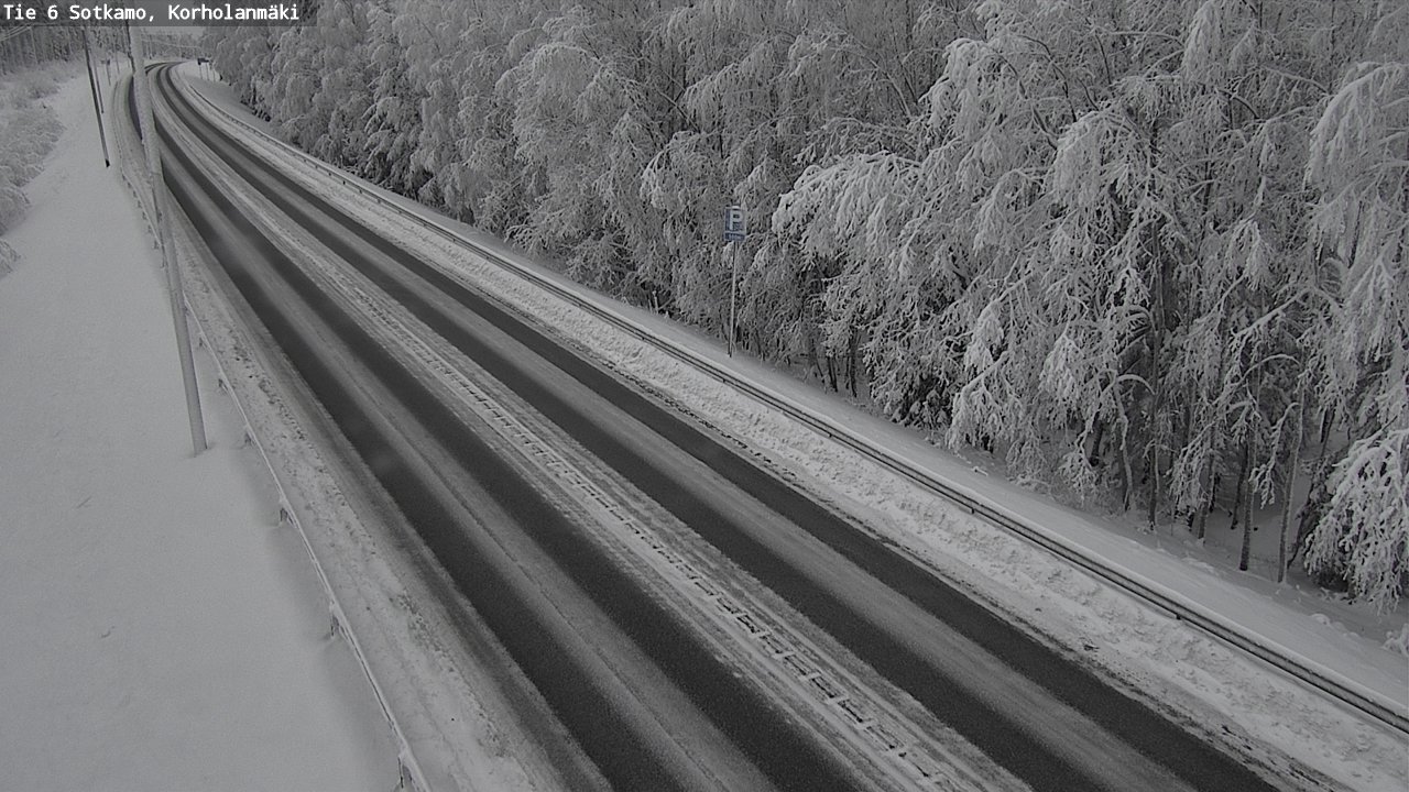 Weather Camera Image Väg 6 Sotkamo, Korholanmäki, Sotkamo, Kainuu