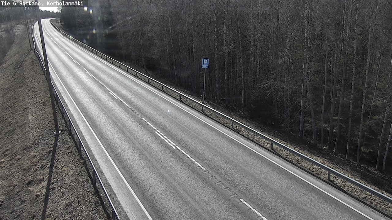 Weather Camera Image Väg 6 Sotkamo, Korholanmäki, Sotkamo, Kainuu