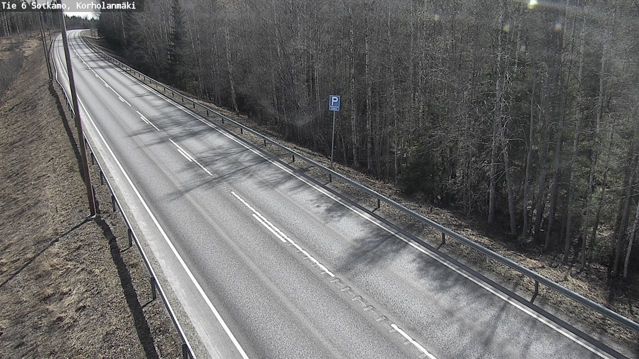 Weather Camera Image Väg 6 Sotkamo, Korholanmäki, Sotkamo, Kainuu
