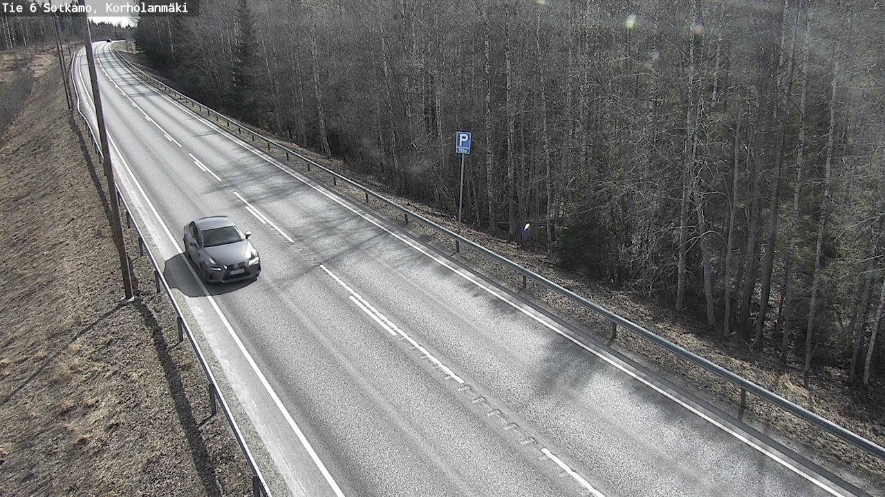 Weather Camera Image Väg 6 Sotkamo, Korholanmäki, Sotkamo, Kainuu