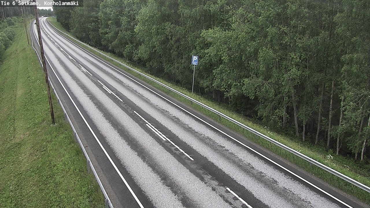 Weather Camera Image Road 6 Sotkamo, Korholanmäki, Sotkamo, Kainuu