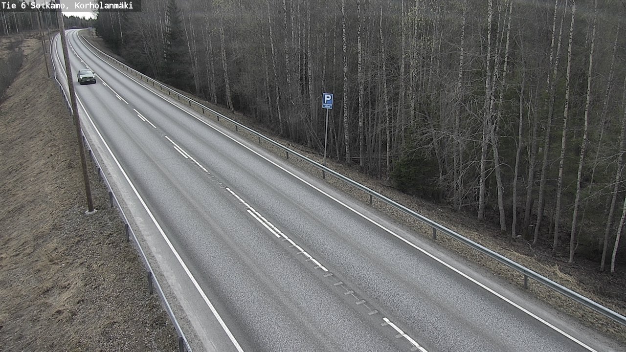 Weather Camera Image Road 6 Sotkamo, Korholanmäki, Sotkamo, Kainuu