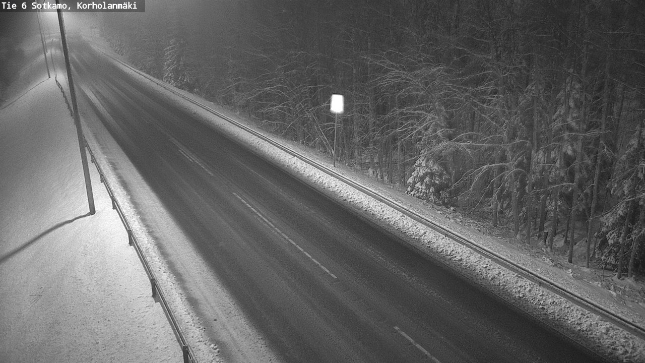 Weather Camera Image Väg 6 Sotkamo, Korholanmäki, Sotkamo, Kainuu