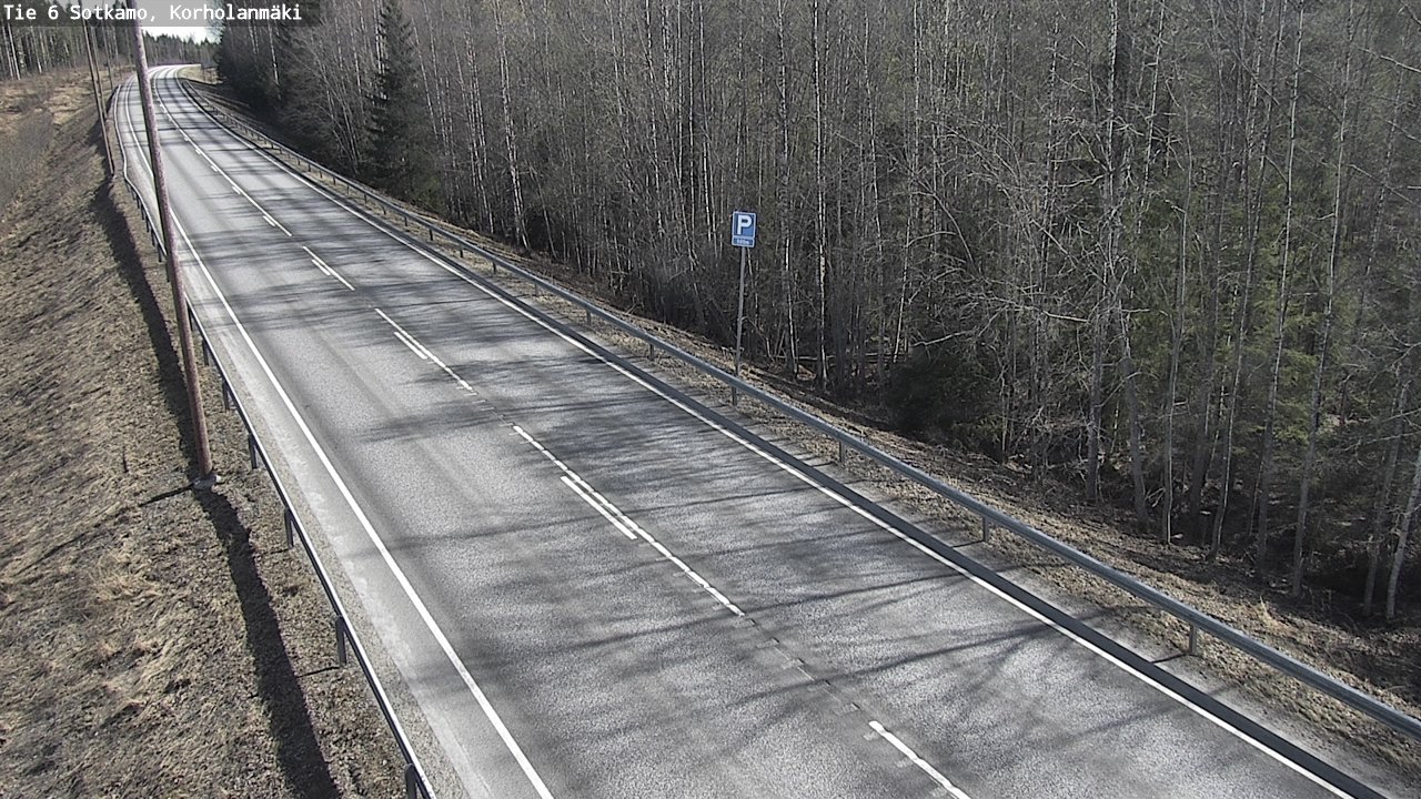 Weather Camera Image Väg 6 Sotkamo, Korholanmäki, Sotkamo, Kainuu