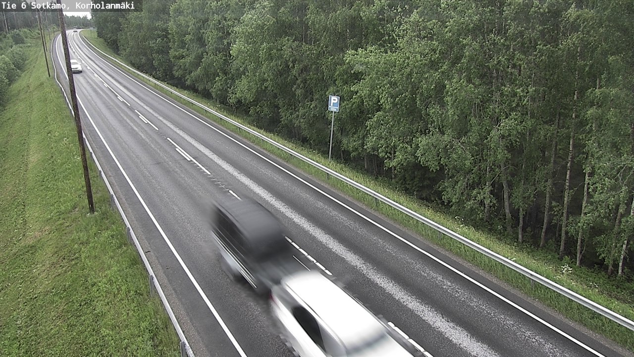 Weather Camera Image Road 6 Sotkamo, Korholanmäki, Sotkamo, Kainuu