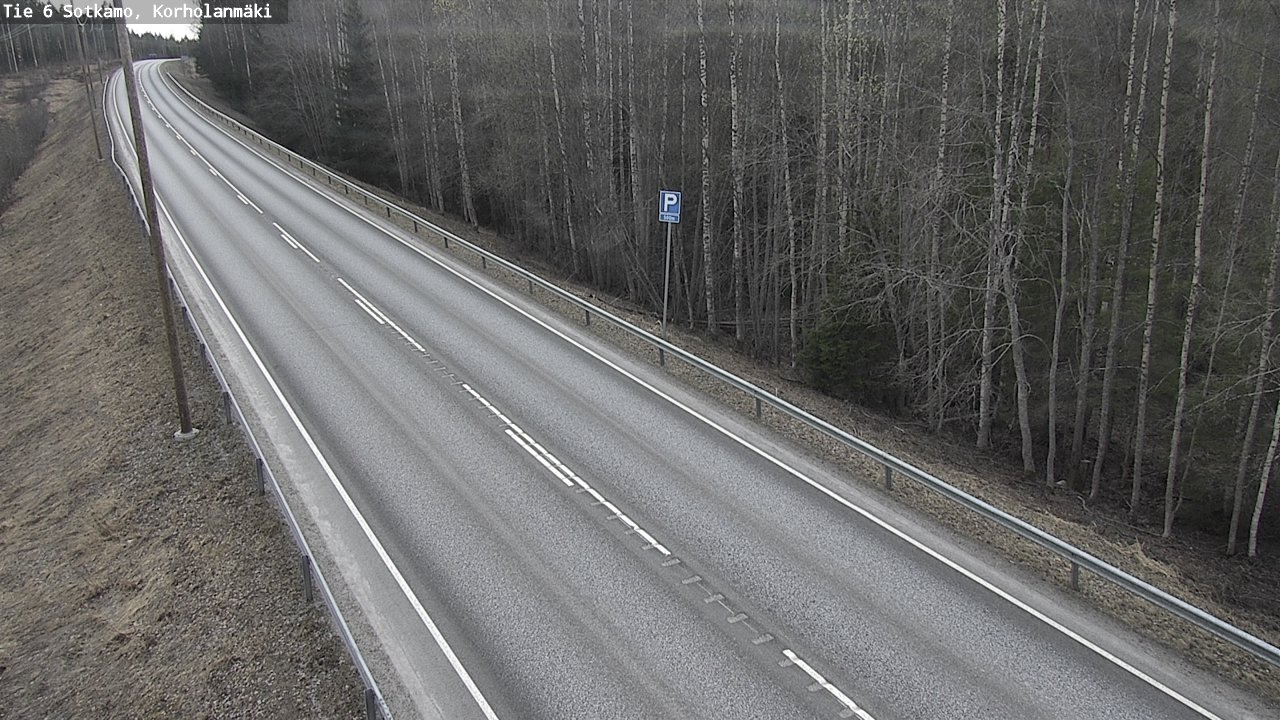 Weather Camera Image Road 6 Sotkamo, Korholanmäki, Sotkamo, Kainuu