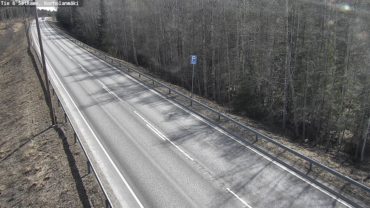 Weather Camera Image Väg 6 Sotkamo, Korholanmäki, Sotkamo, Kainuu