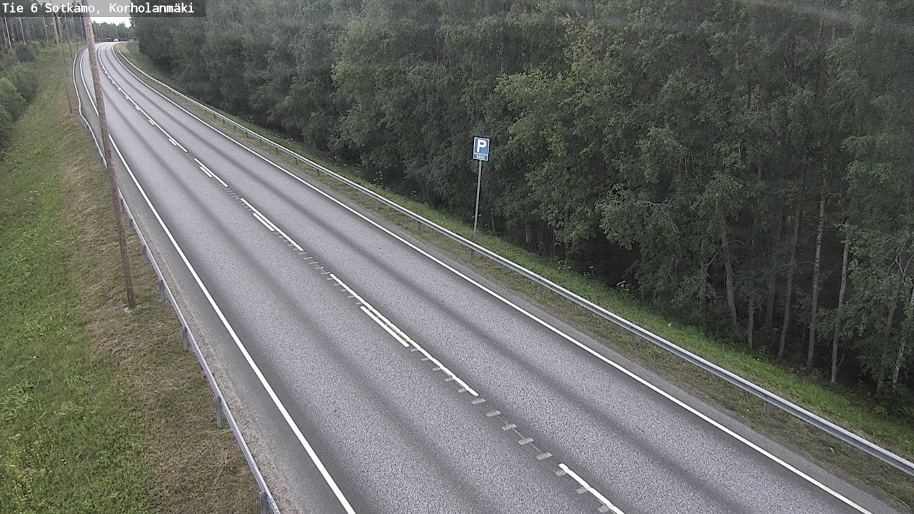 Weather Camera Image Road 6 Sotkamo, Korholanmäki, Sotkamo, Kainuu