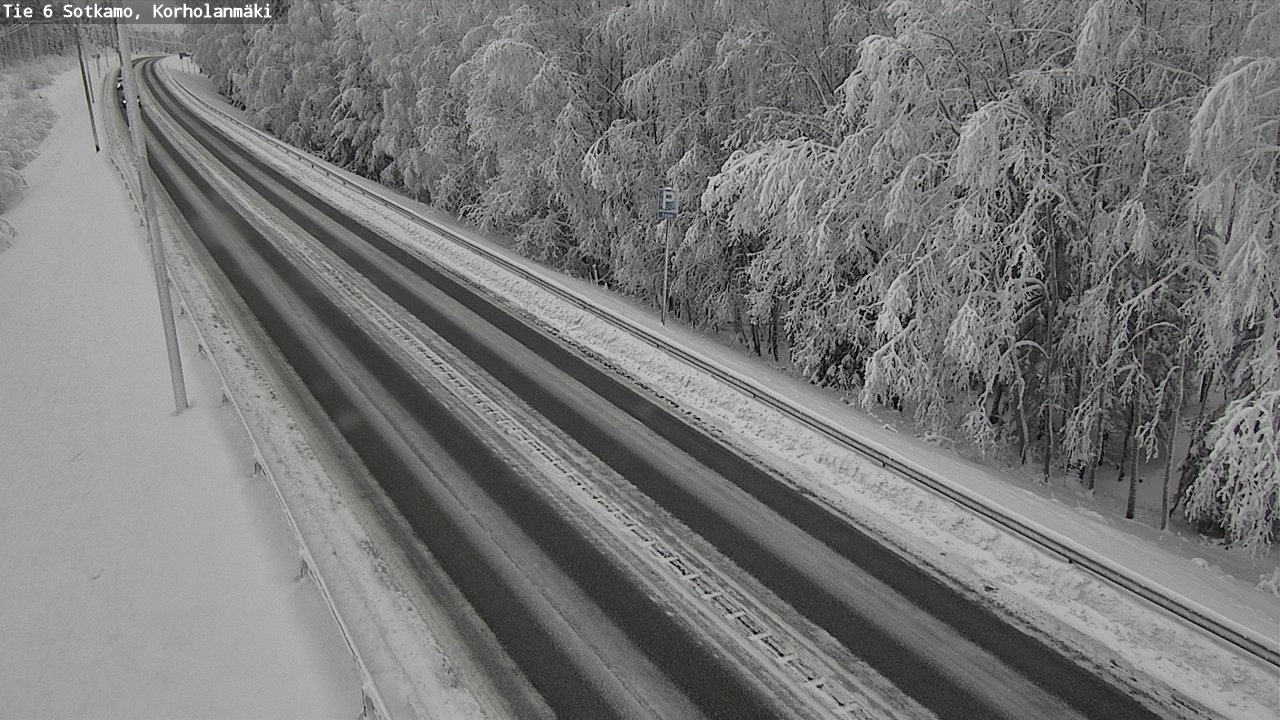Weather Camera Image Väg 6 Sotkamo, Korholanmäki, Sotkamo, Kainuu