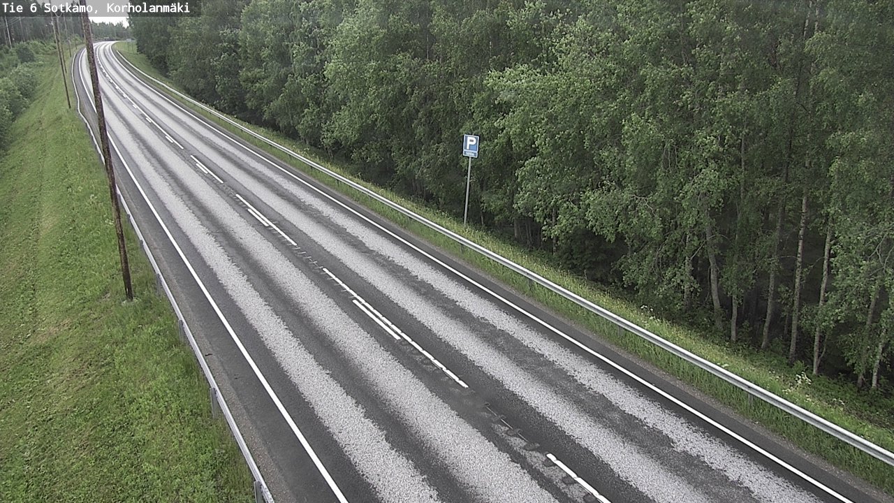 Weather Camera Image Road 6 Sotkamo, Korholanmäki, Sotkamo, Kainuu