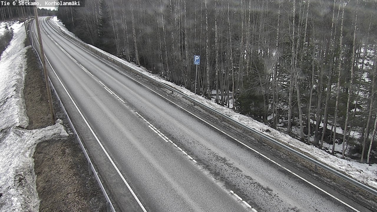 Weather Camera Image Road 6 Sotkamo, Korholanmäki, Sotkamo, Kainuu