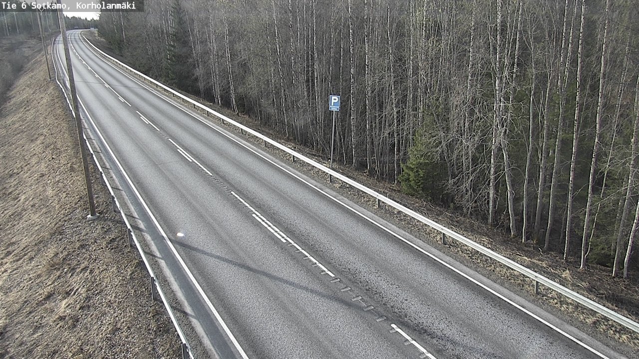 Weather Camera Image Väg 6 Sotkamo, Korholanmäki, Sotkamo, Kainuu