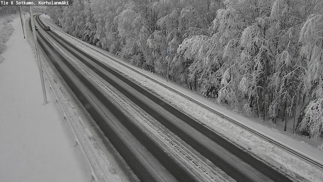 Weather Camera Image Väg 6 Sotkamo, Korholanmäki, Sotkamo, Kainuu