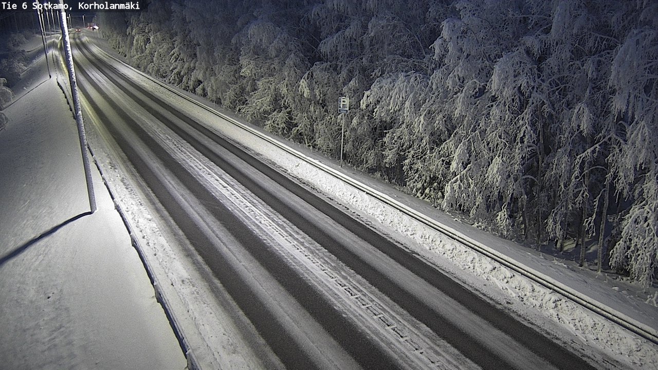 Weather Camera Image Väg 6 Sotkamo, Korholanmäki, Sotkamo, Kainuu