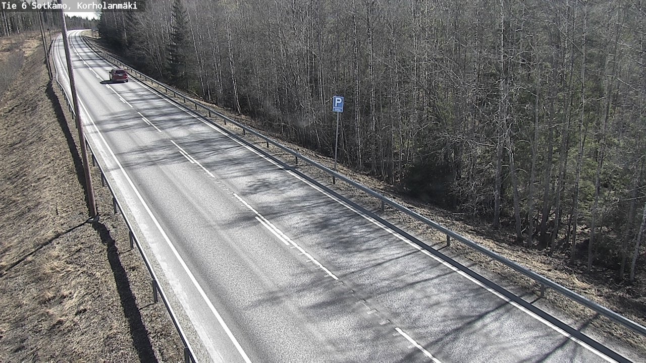 Weather Camera Image Väg 6 Sotkamo, Korholanmäki, Sotkamo, Kainuu