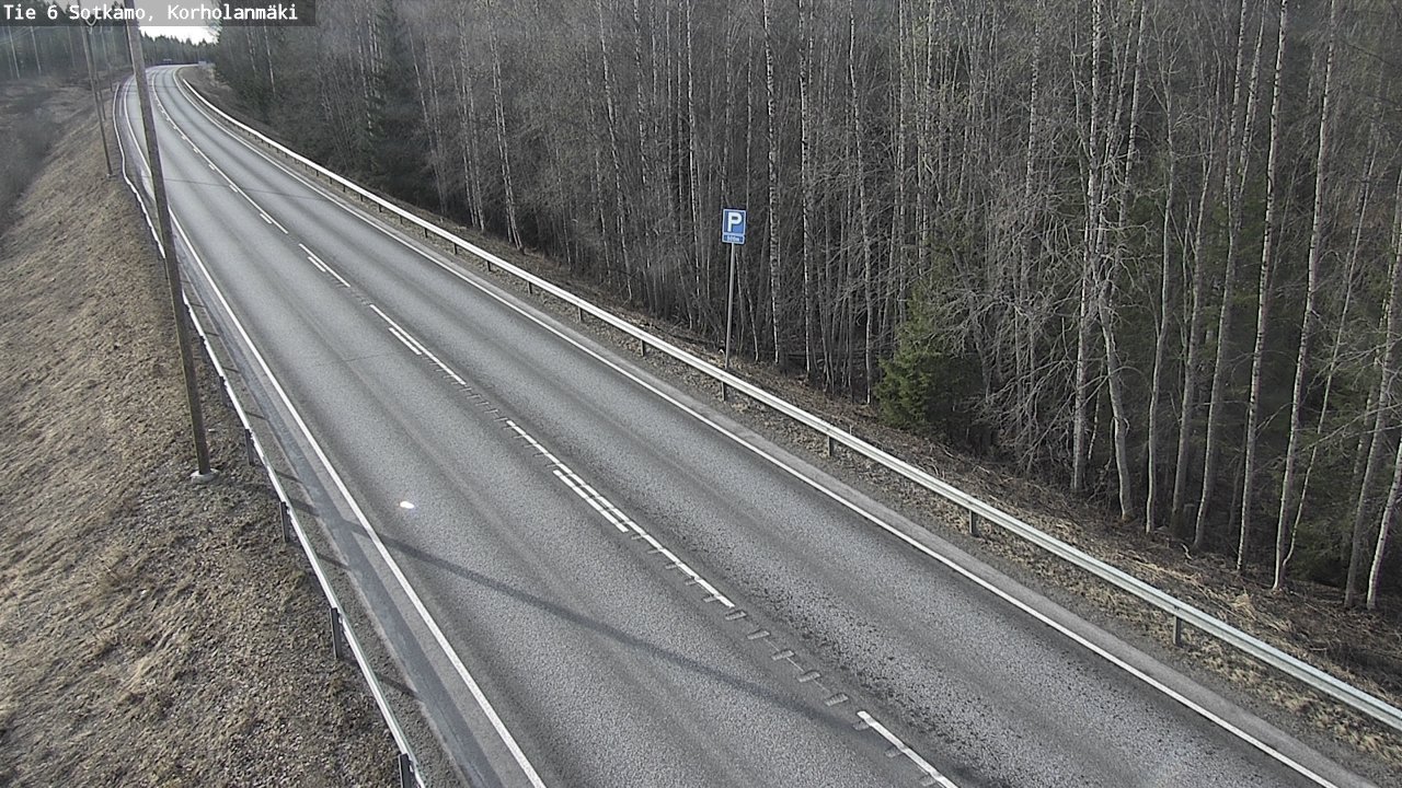 Weather Camera Image Väg 6 Sotkamo, Korholanmäki, Sotkamo, Kainuu