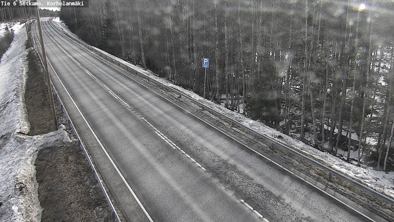 Weather Camera Image Road 6 Sotkamo, Korholanmäki, Sotkamo, Kainuu