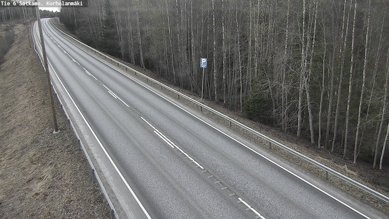Weather Camera Image Road 6 Sotkamo, Korholanmäki, Sotkamo, Kainuu