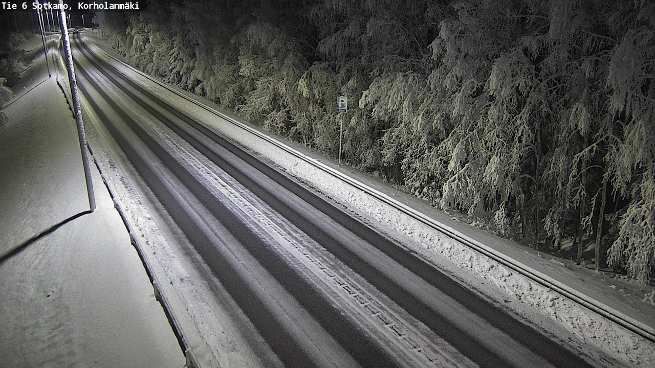 Weather Camera Image Road 6 Sotkamo, Korholanmäki, Sotkamo, Kainuu