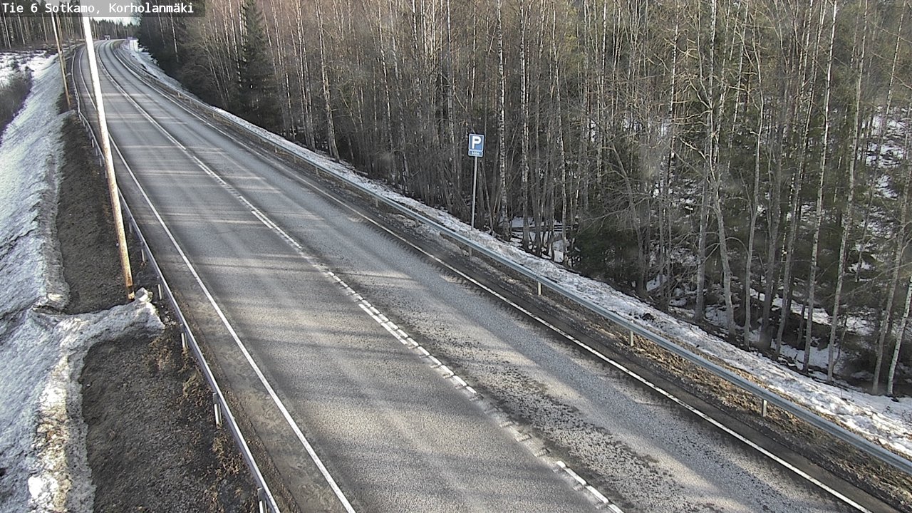 Weather Camera Image Road 6 Sotkamo, Korholanmäki, Sotkamo, Kainuu