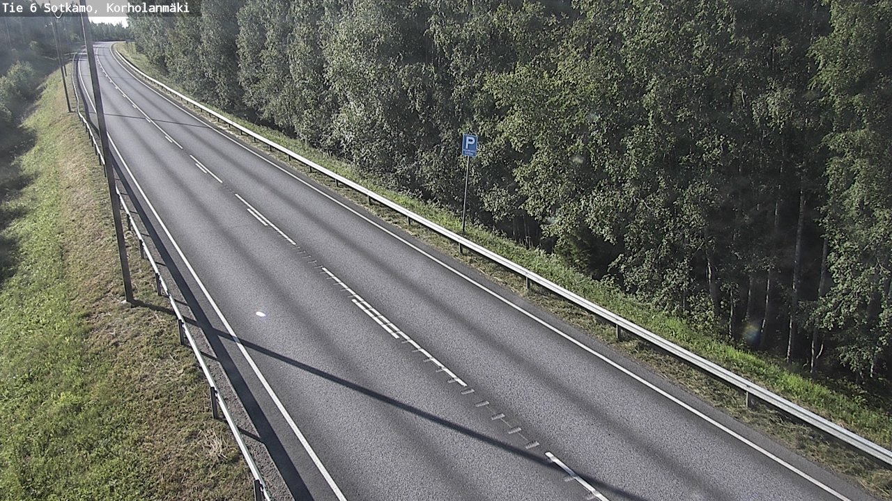 Weather Camera Image Road 6 Sotkamo, Korholanmäki, Sotkamo, Kainuu