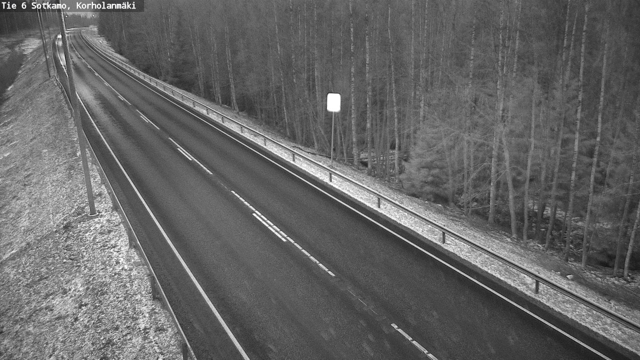 Weather Camera Image Road 6 Sotkamo, Korholanmäki, Sotkamo, Kainuu