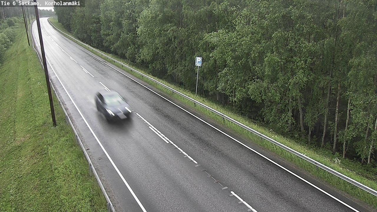 Weather Camera Image Road 6 Sotkamo, Korholanmäki, Sotkamo, Kainuu