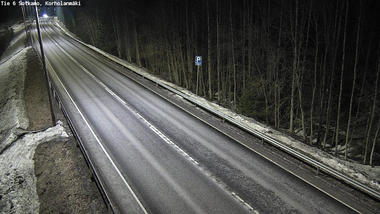 Weather Camera Image Väg 6 Sotkamo, Korholanmäki, Sotkamo, Kainuu