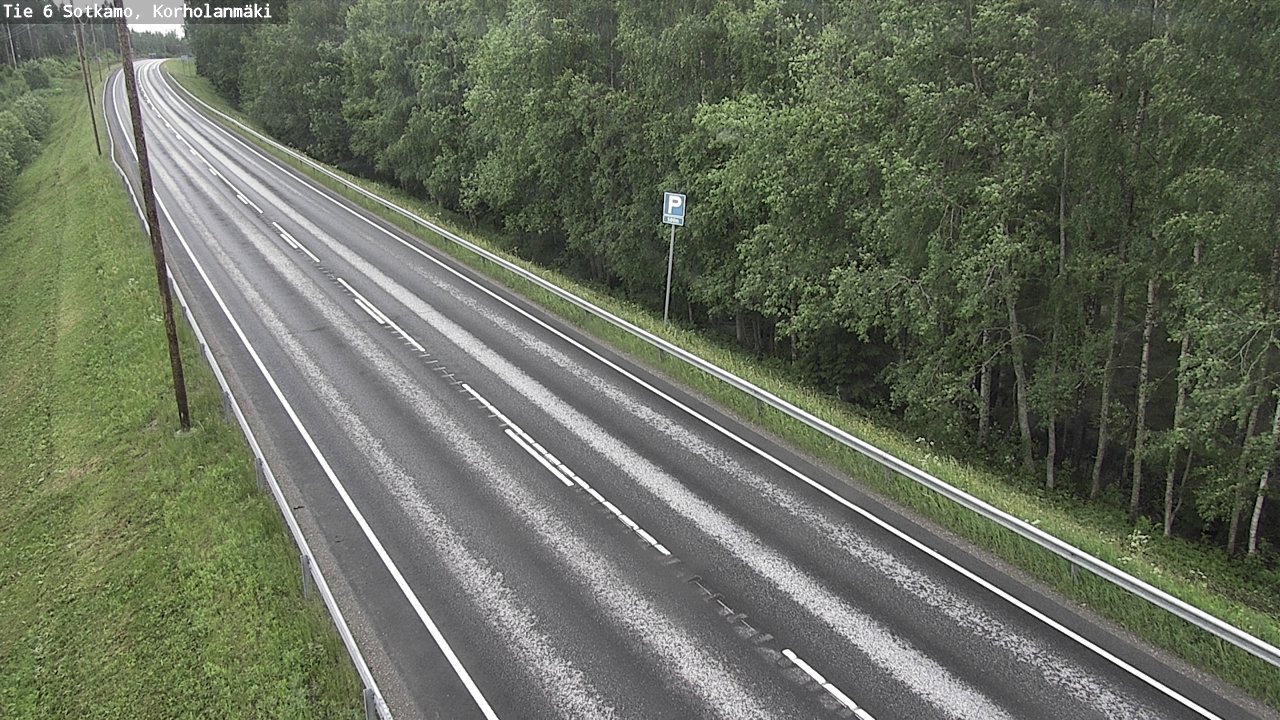 Weather Camera Image Road 6 Sotkamo, Korholanmäki, Sotkamo, Kainuu