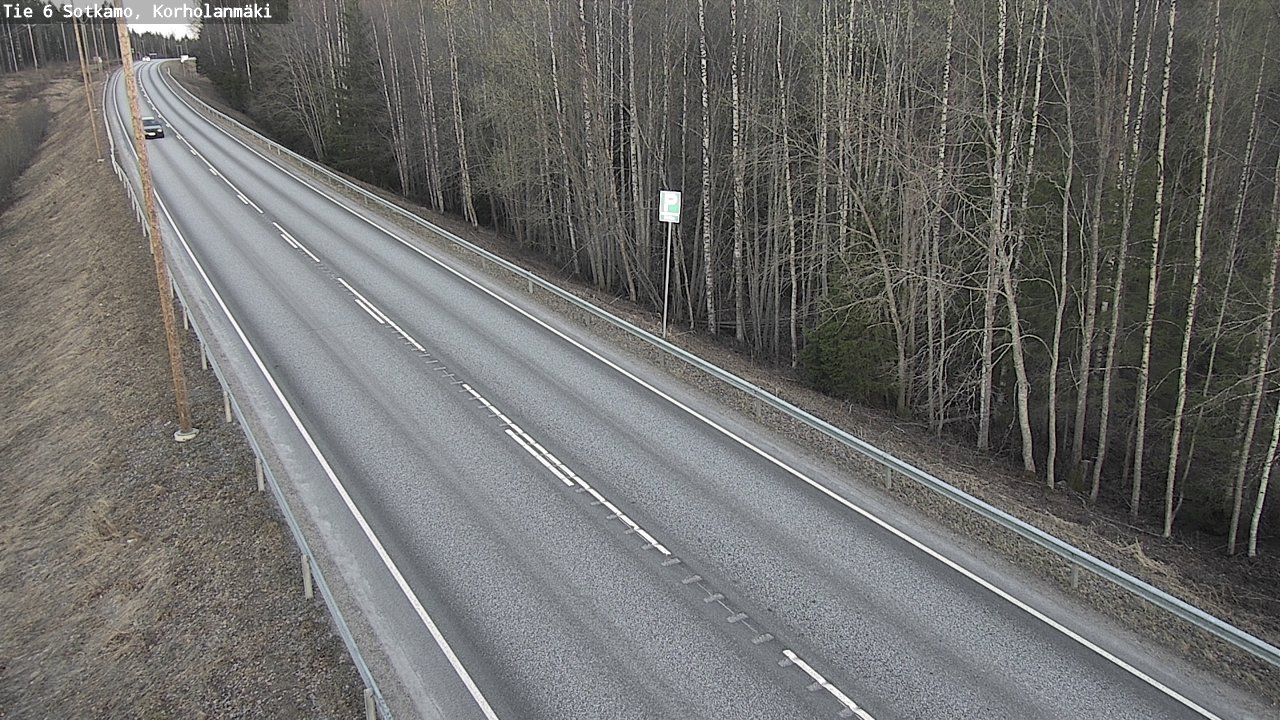 Weather Camera Image Väg 6 Sotkamo, Korholanmäki, Sotkamo, Kainuu