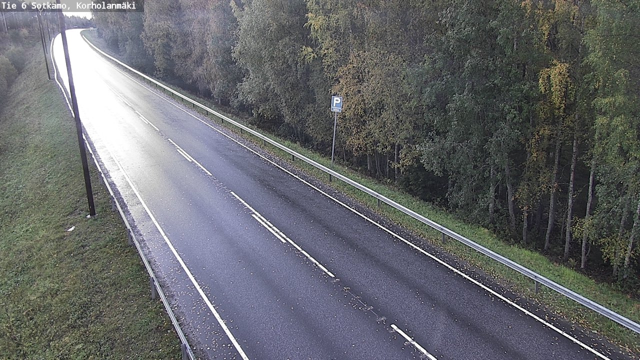 Weather Camera Image Road 6 Sotkamo, Korholanmäki, Sotkamo, Kainuu