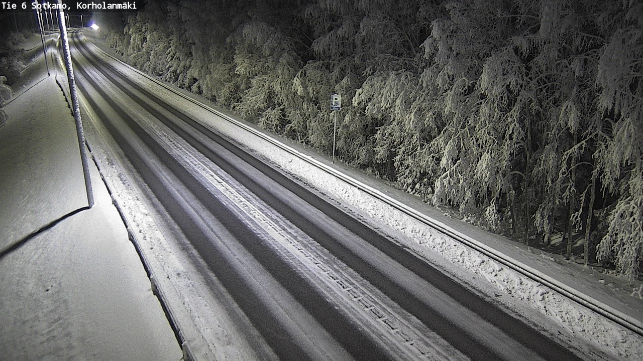 Weather Camera Image Road 6 Sotkamo, Korholanmäki, Sotkamo, Kainuu