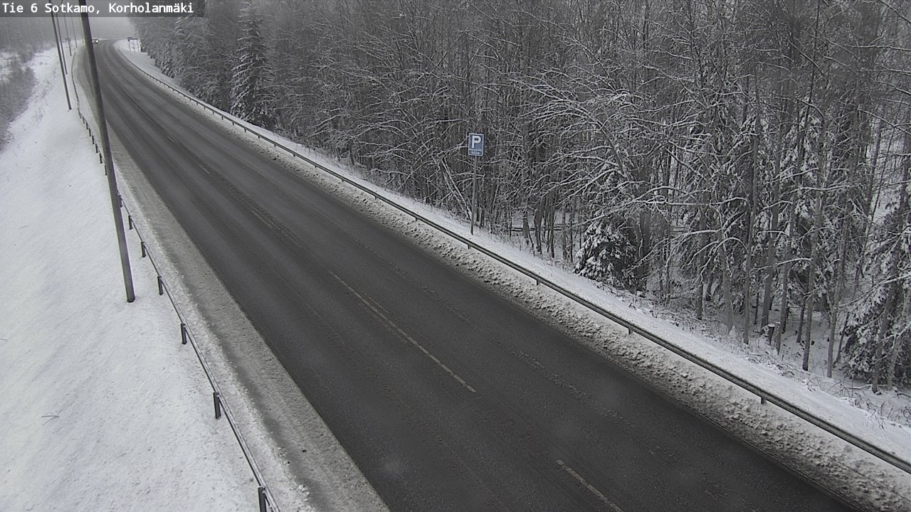 Weather Camera Image Väg 6 Sotkamo, Korholanmäki, Sotkamo, Kainuu