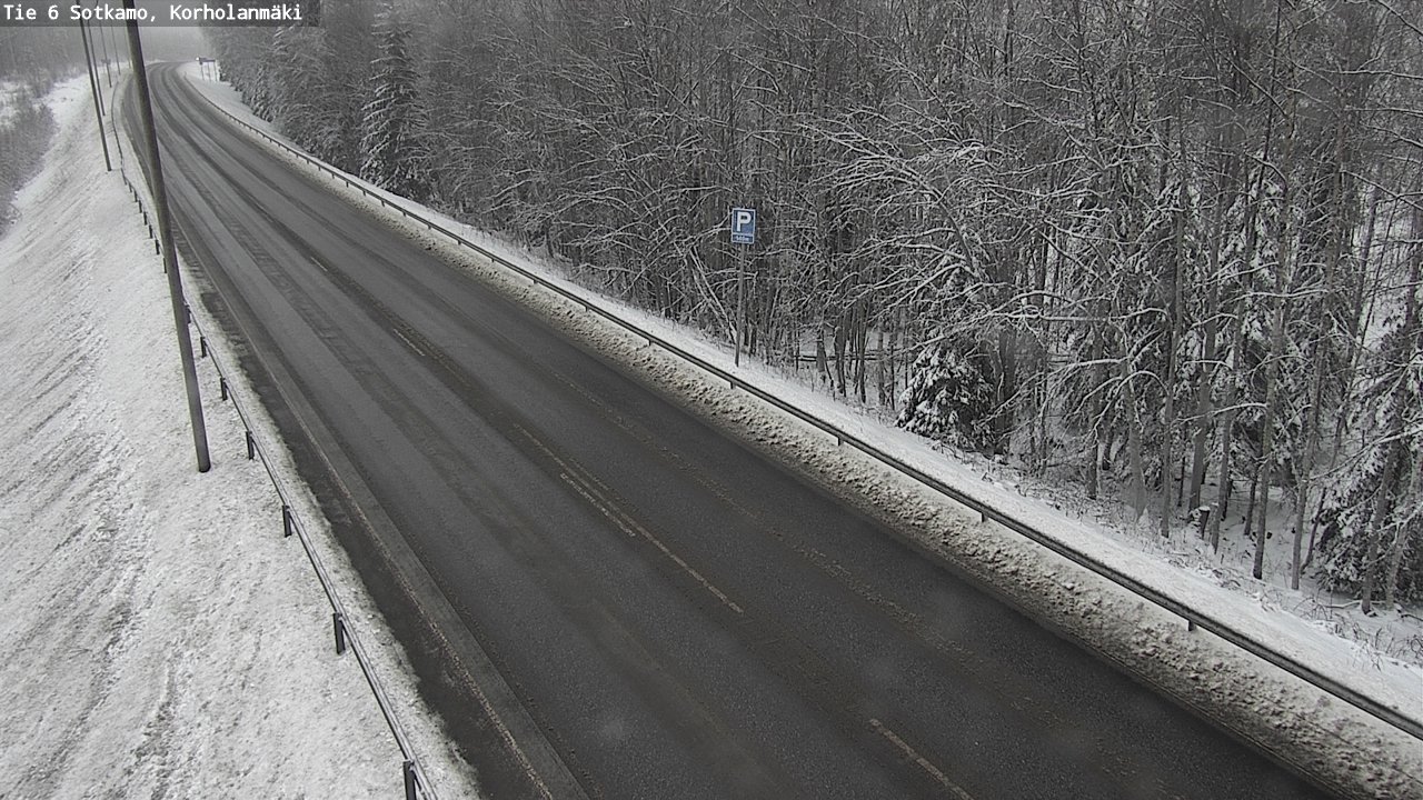 Weather Camera Image Road 6 Sotkamo, Korholanmäki, Sotkamo, Kainuu