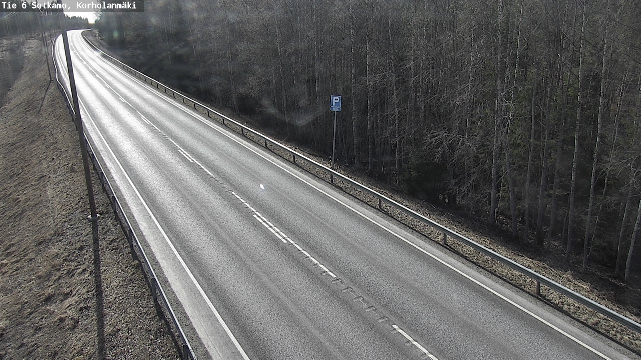 Weather Camera Image Väg 6 Sotkamo, Korholanmäki, Sotkamo, Kainuu