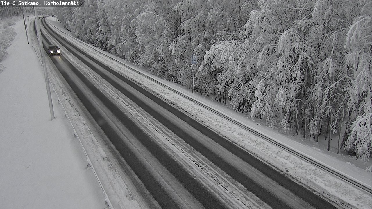 Weather Camera Image Väg 6 Sotkamo, Korholanmäki, Sotkamo, Kainuu