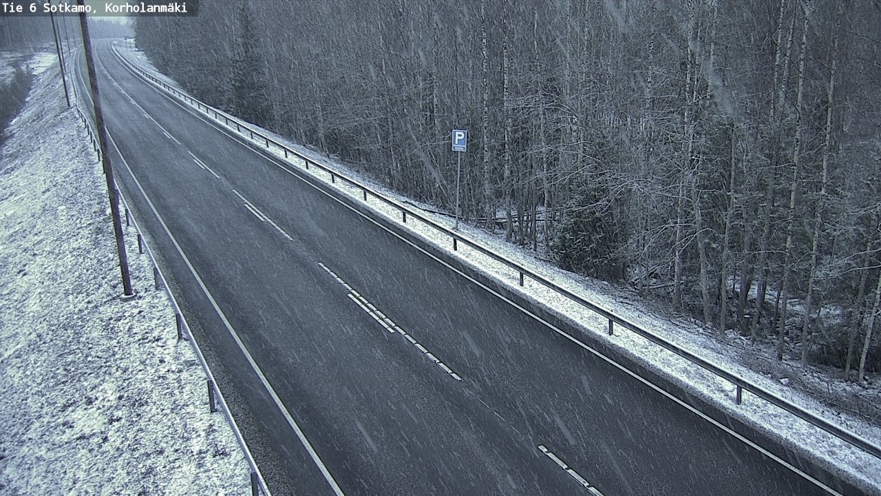 Weather Camera Image Road 6 Sotkamo, Korholanmäki, Sotkamo, Kainuu