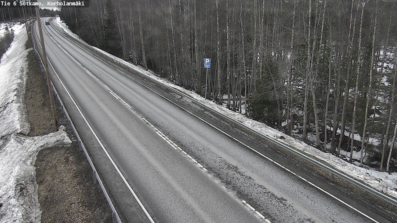 Weather Camera Image Road 6 Sotkamo, Korholanmäki, Sotkamo, Kainuu