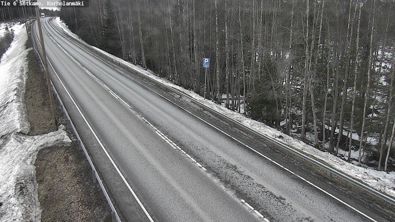 Weather Camera Image Road 6 Sotkamo, Korholanmäki, Sotkamo, Kainuu