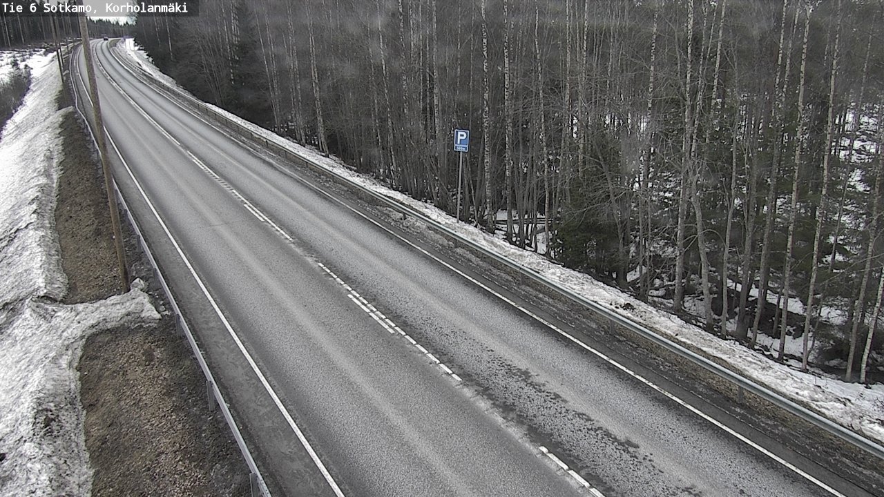 Weather Camera Image Road 6 Sotkamo, Korholanmäki, Sotkamo, Kainuu