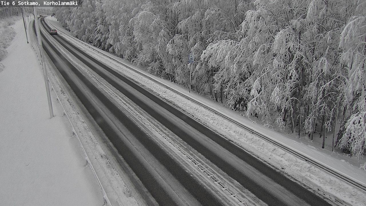 Weather Camera Image Väg 6 Sotkamo, Korholanmäki, Sotkamo, Kainuu