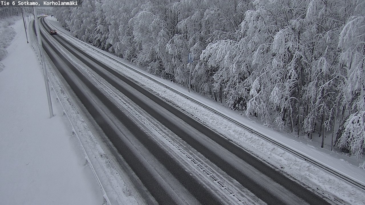 Weather Camera Image Väg 6 Sotkamo, Korholanmäki, Sotkamo, Kainuu