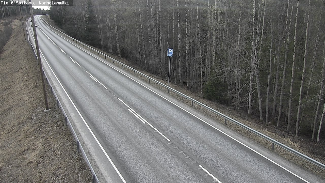 Weather Camera Image Road 6 Sotkamo, Korholanmäki, Sotkamo, Kainuu