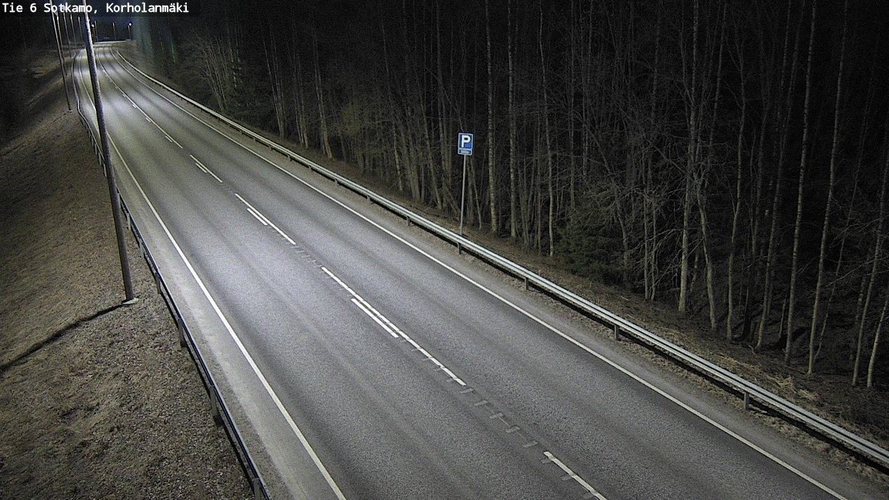 Weather Camera Image Väg 6 Sotkamo, Korholanmäki, Sotkamo, Kainuu