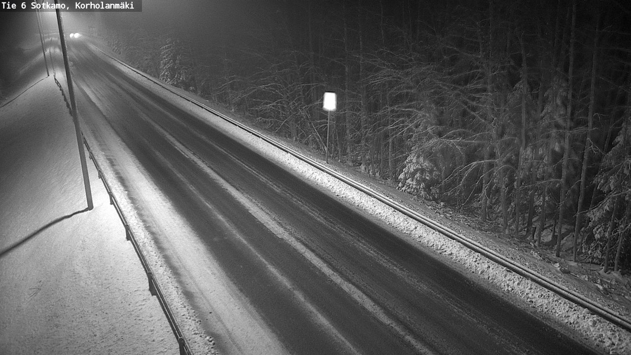 Weather Camera Image Väg 6 Sotkamo, Korholanmäki, Sotkamo, Kainuu