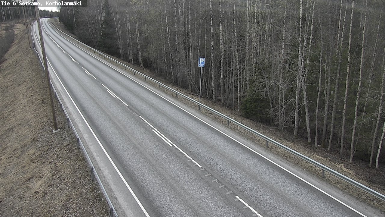 Weather Camera Image Road 6 Sotkamo, Korholanmäki, Sotkamo, Kainuu