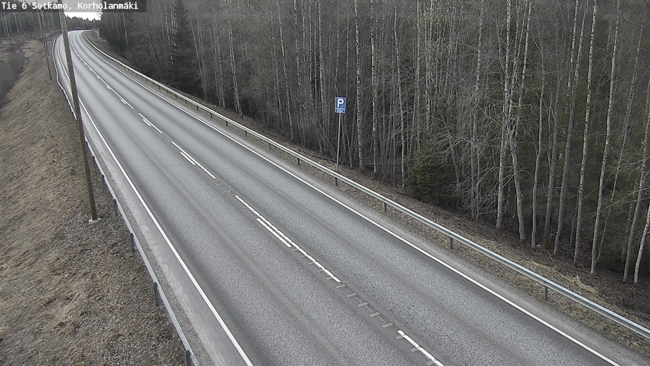 Weather Camera Image Road 6 Sotkamo, Korholanmäki, Sotkamo, Kainuu