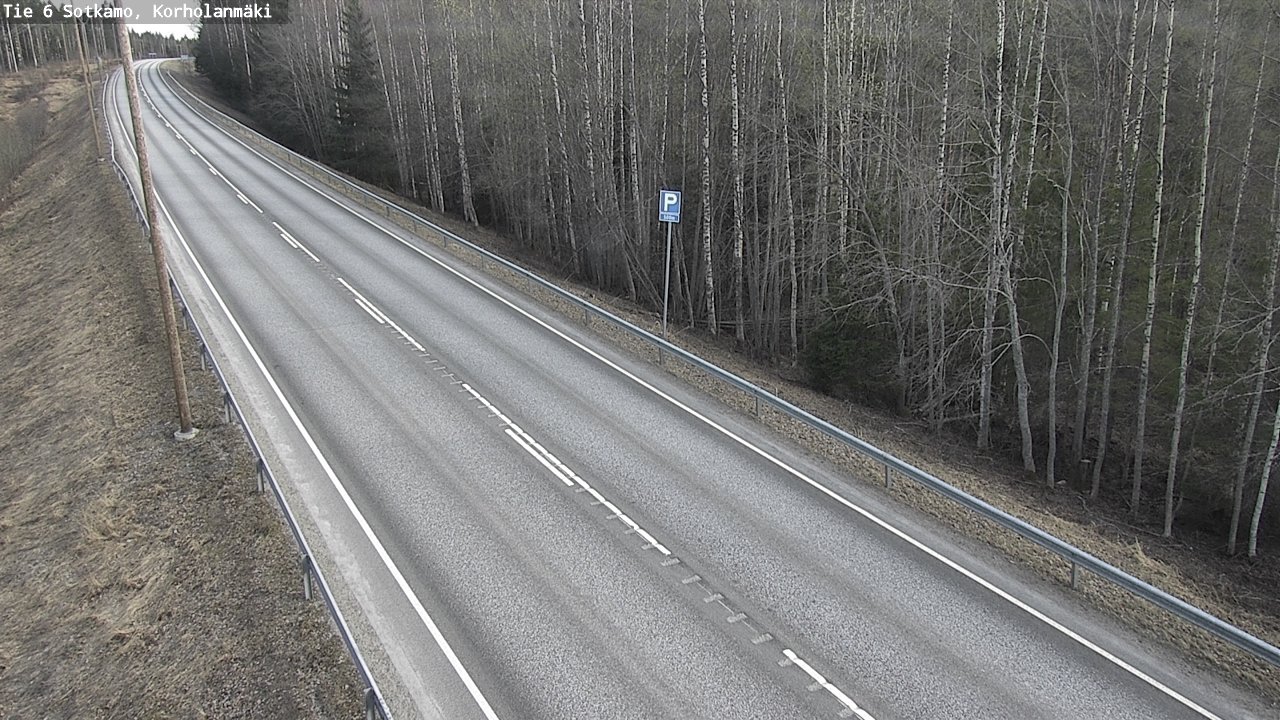 Weather Camera Image Väg 6 Sotkamo, Korholanmäki, Sotkamo, Kainuu
