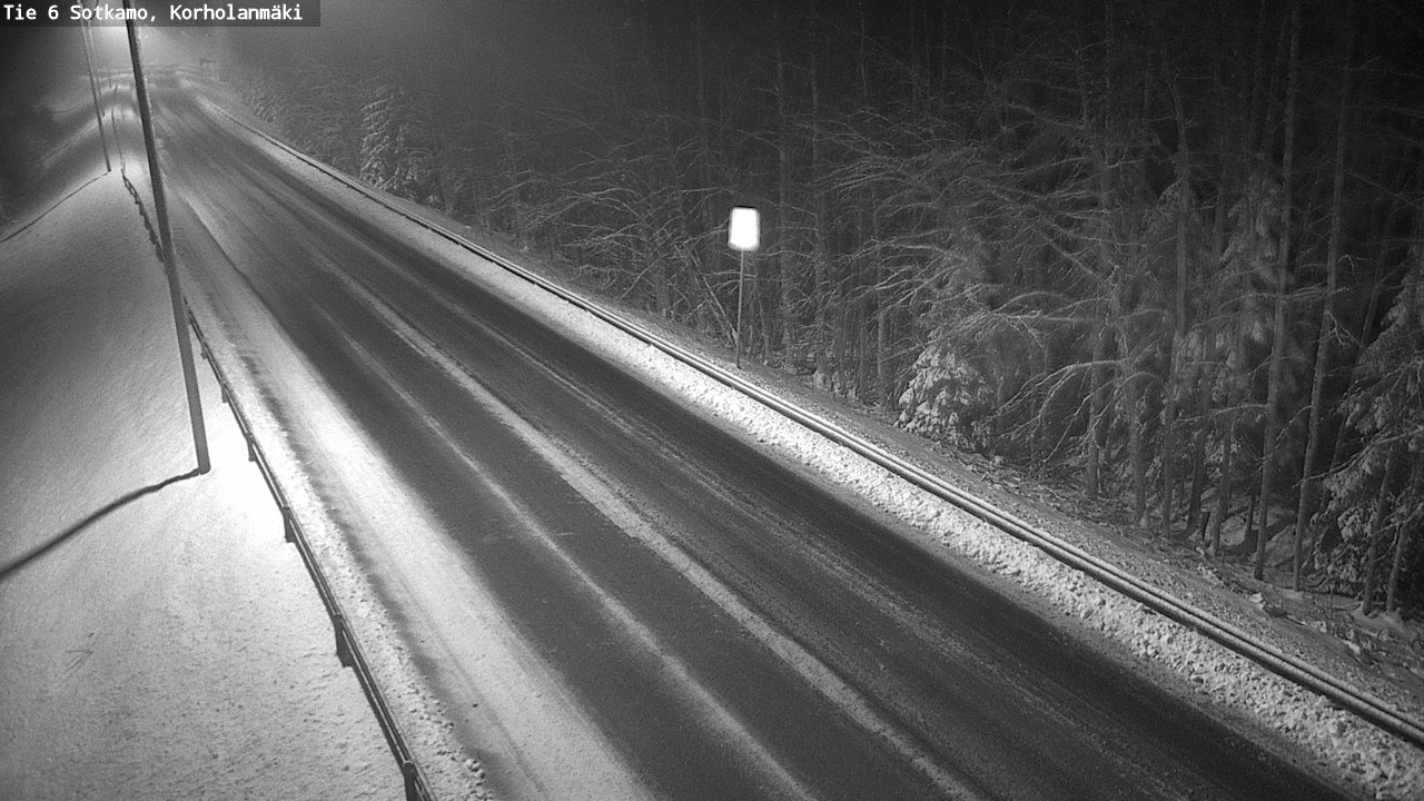 Weather Camera Image Väg 6 Sotkamo, Korholanmäki, Sotkamo, Kainuu