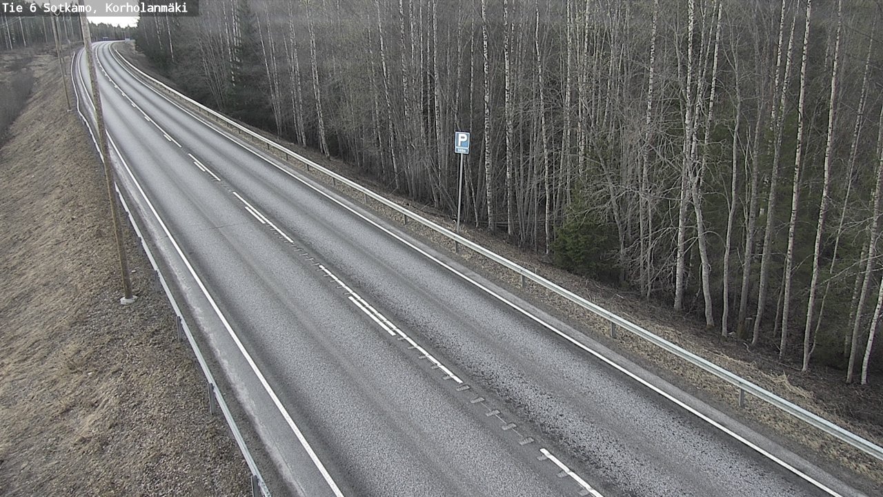 Weather Camera Image Väg 6 Sotkamo, Korholanmäki, Sotkamo, Kainuu